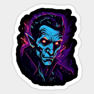 Pop Culture Comic Vampire | Demon | Pop Art | Sci Fi | Comic Sticker